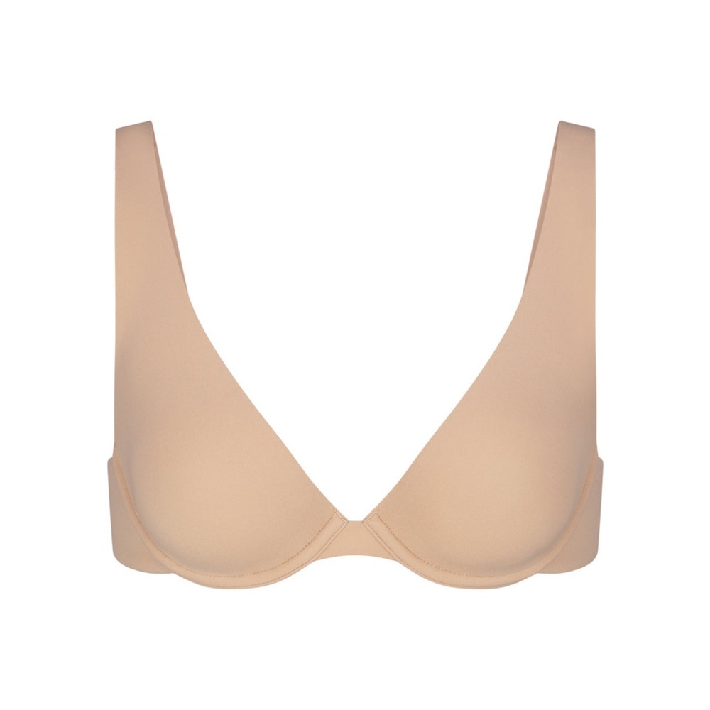 Skims Fits Everybody Unlined High Apex Bra 34D in Clay
